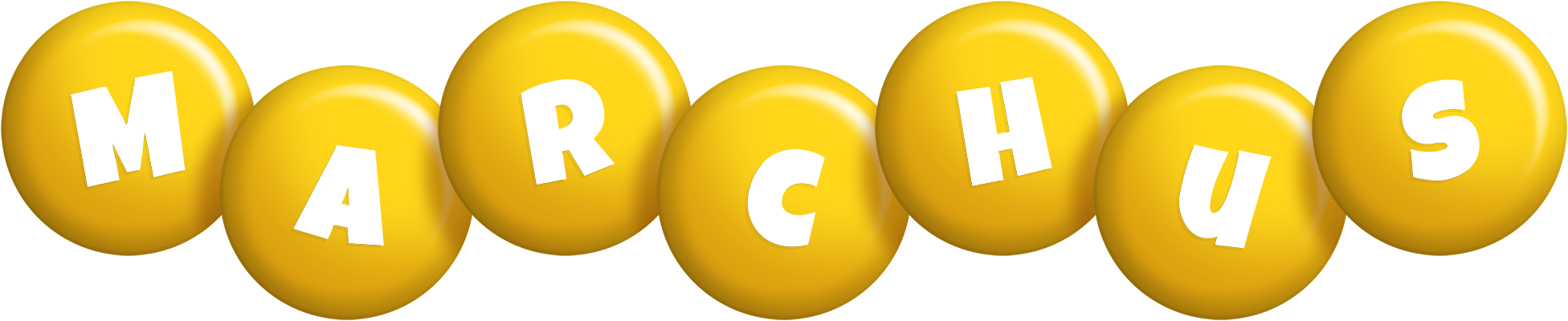Marchus candy-yellow logo
