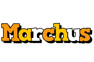 Marchus cartoon logo