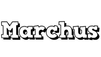Marchus snowing logo