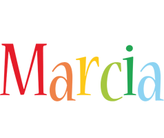 Marcia birthday logo