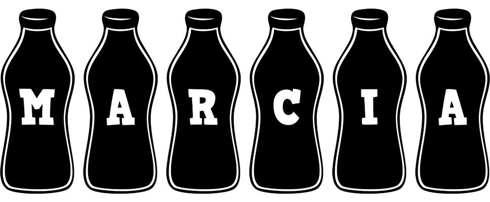 Marcia bottle logo