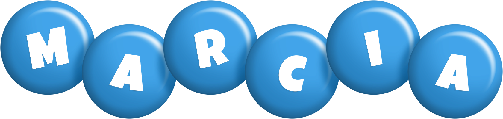 Marcia candy-blue logo