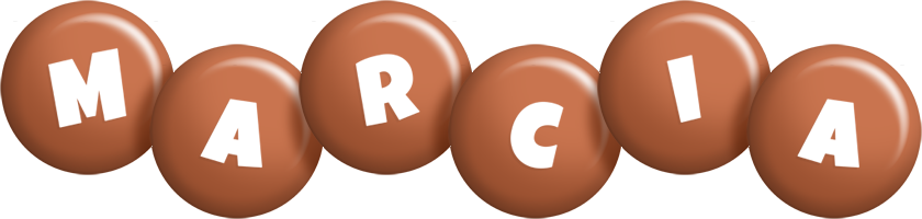 Marcia candy-brown logo