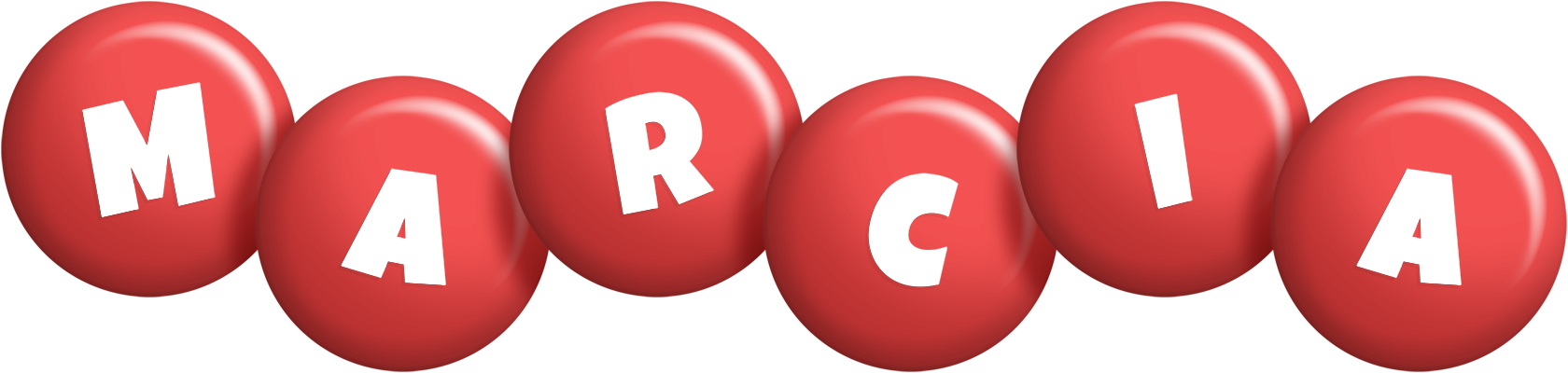 Marcia candy-red logo