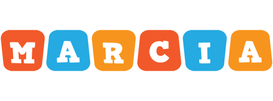 Marcia comics logo