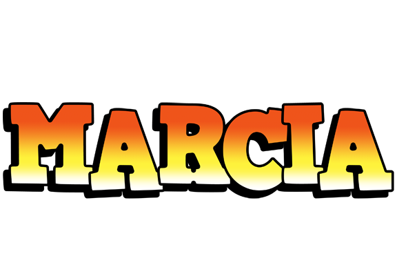 Marcia sunset logo