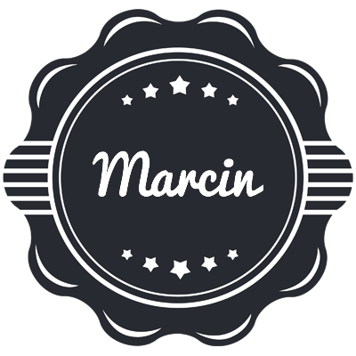 Marcin badge logo