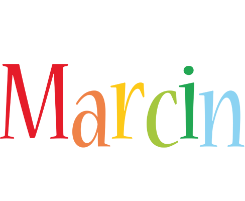 Marcin birthday logo