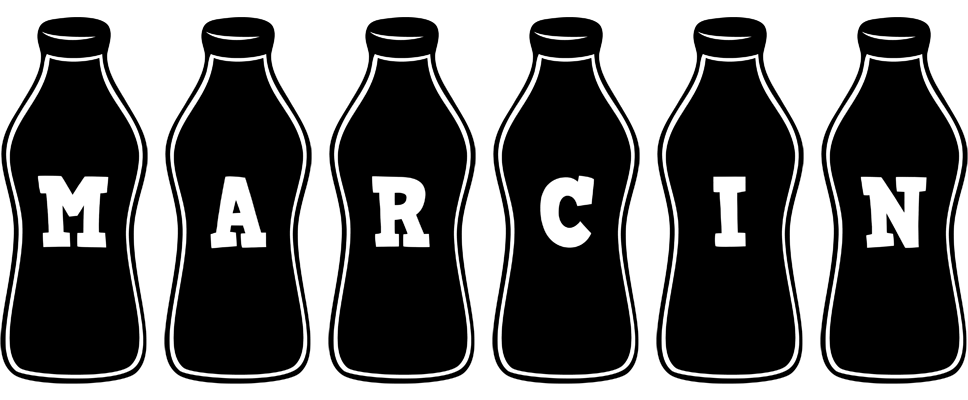 Marcin bottle logo