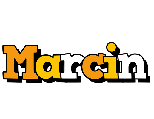 Marcin cartoon logo