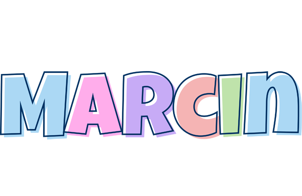 Marcin pastel logo
