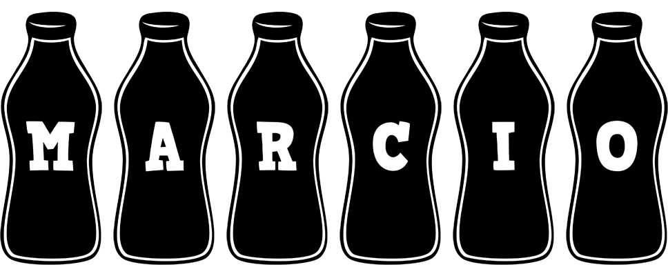 Marcio bottle logo