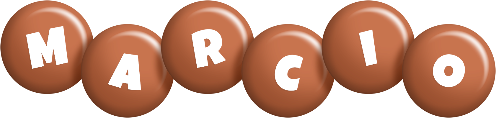 Marcio candy-brown logo