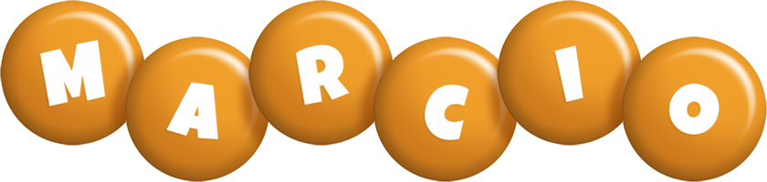 Marcio candy-orange logo