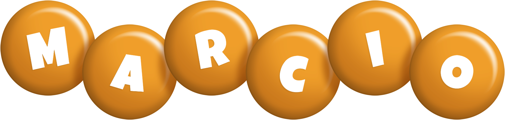 Marcio candy-orange logo