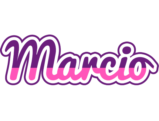 Marcio cheerful logo