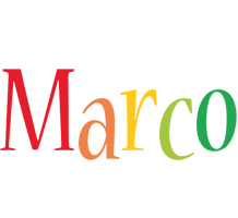 Marco birthday logo