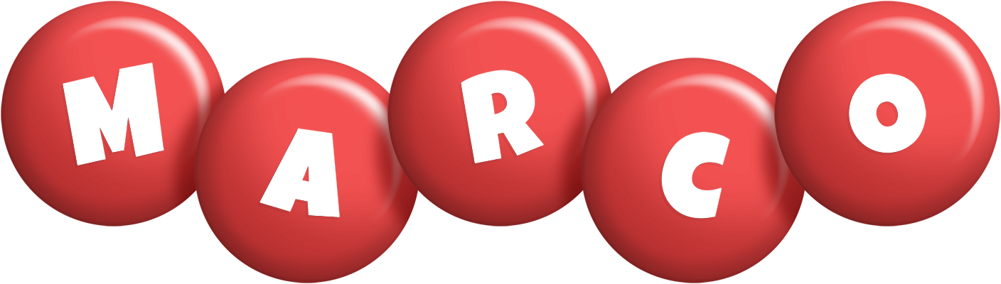 Marco candy-red logo