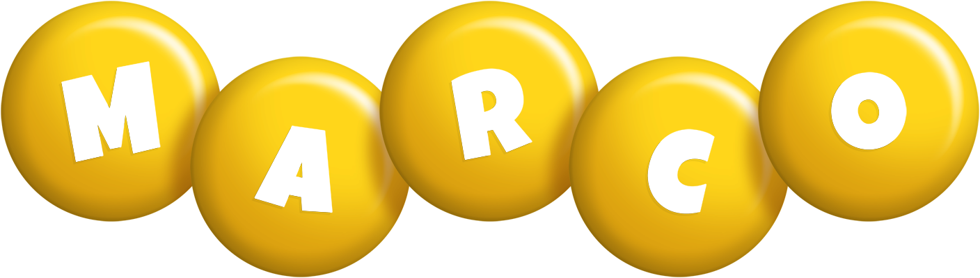 Marco candy-yellow logo