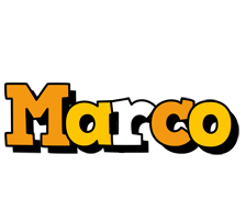 Marco cartoon logo