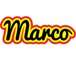 Marco flaming logo