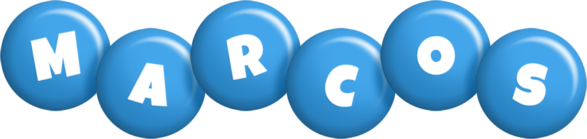 Marcos candy-blue logo