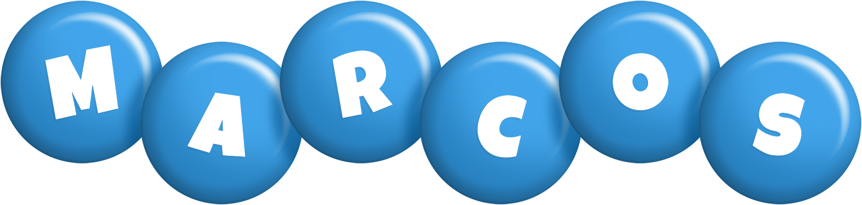 Marcos candy-blue logo