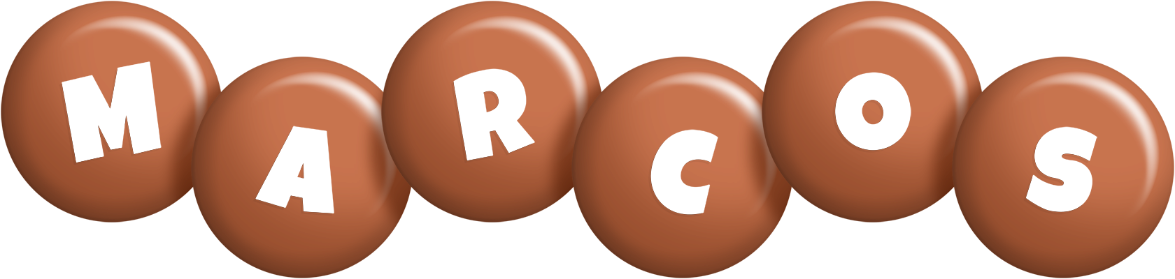 Marcos candy-brown logo
