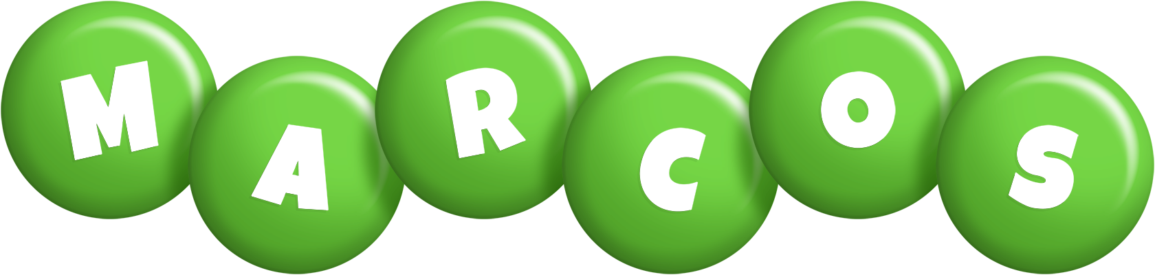 Marcos candy-green logo