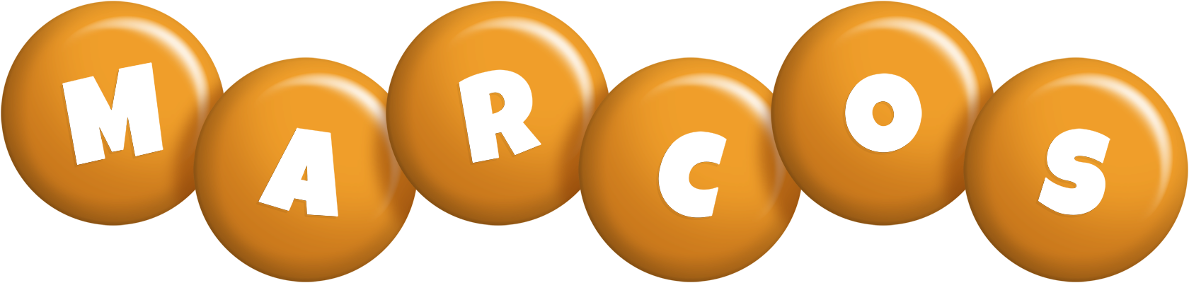 Marcos candy-orange logo