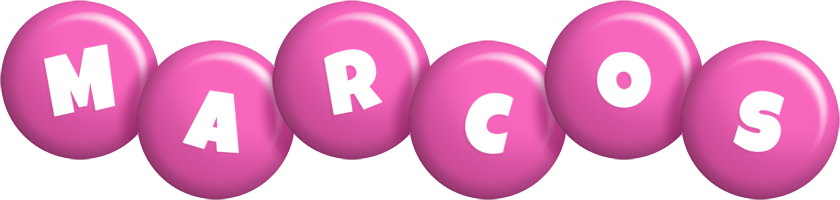 Marcos candy-pink logo