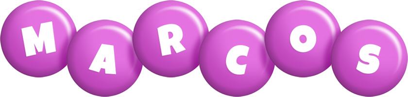 Marcos candy-purple logo