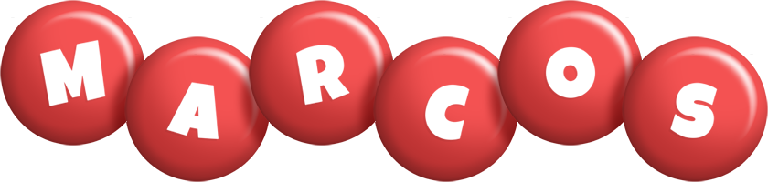 Marcos candy-red logo