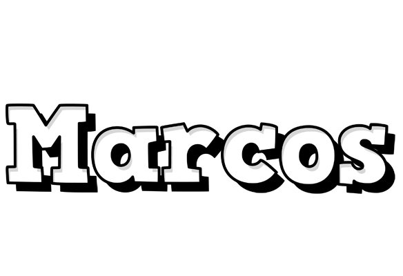 Marcos snowing logo