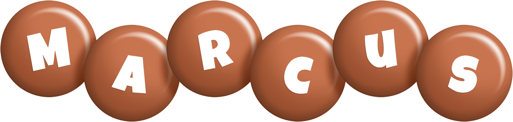 Marcus candy-brown logo