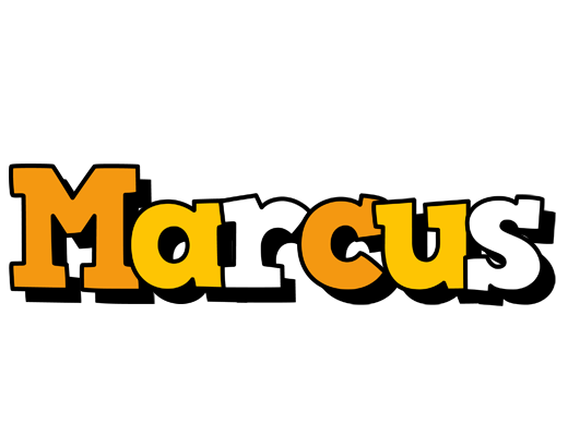 Marcus cartoon logo