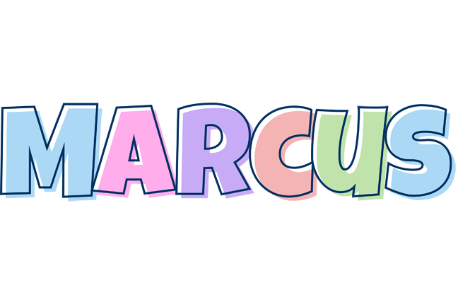Marcus pastel logo