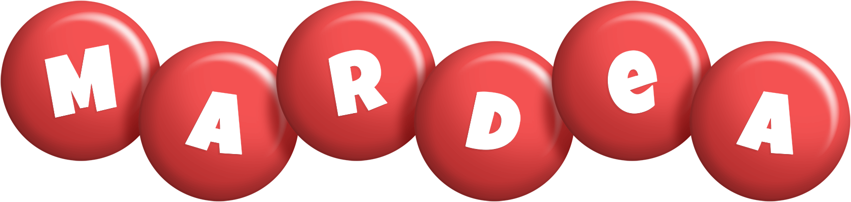 Mardea candy-red logo