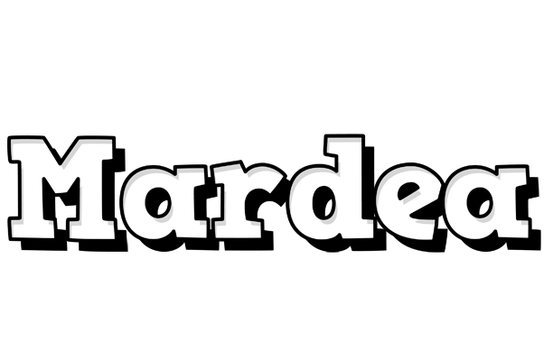 Mardea snowing logo
