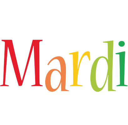 Mardi birthday logo