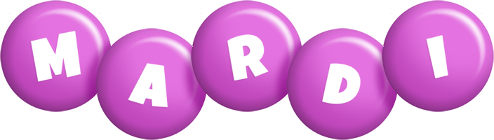 Mardi candy-purple logo