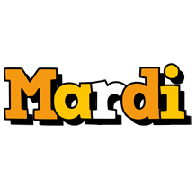 Mardi cartoon logo