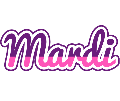 Mardi cheerful logo