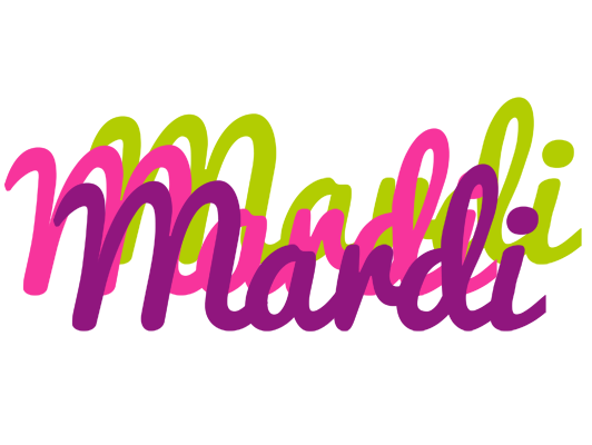 Mardi flowers logo