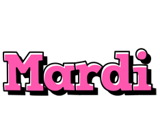 Mardi girlish logo