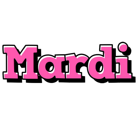 Mardi girlish logo