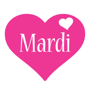 Mardi love-heart logo