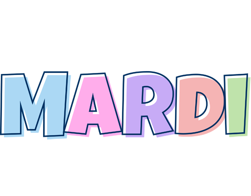 Mardi pastel logo
