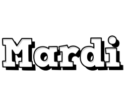 Mardi snowing logo