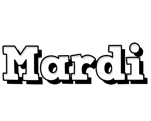 Mardi snowing logo